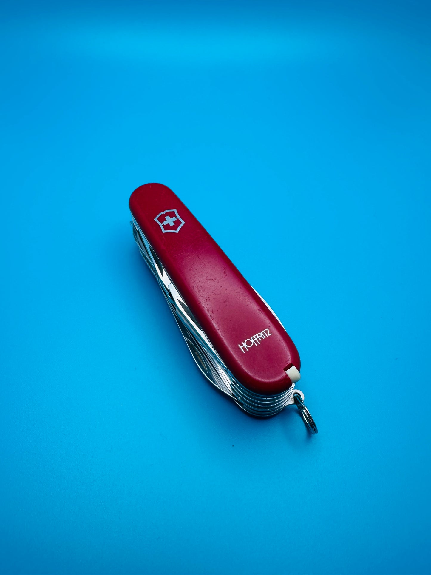 1978 Vintage Victorinox Champion Original Hoffritz Swiss Army Knife 91mm Red