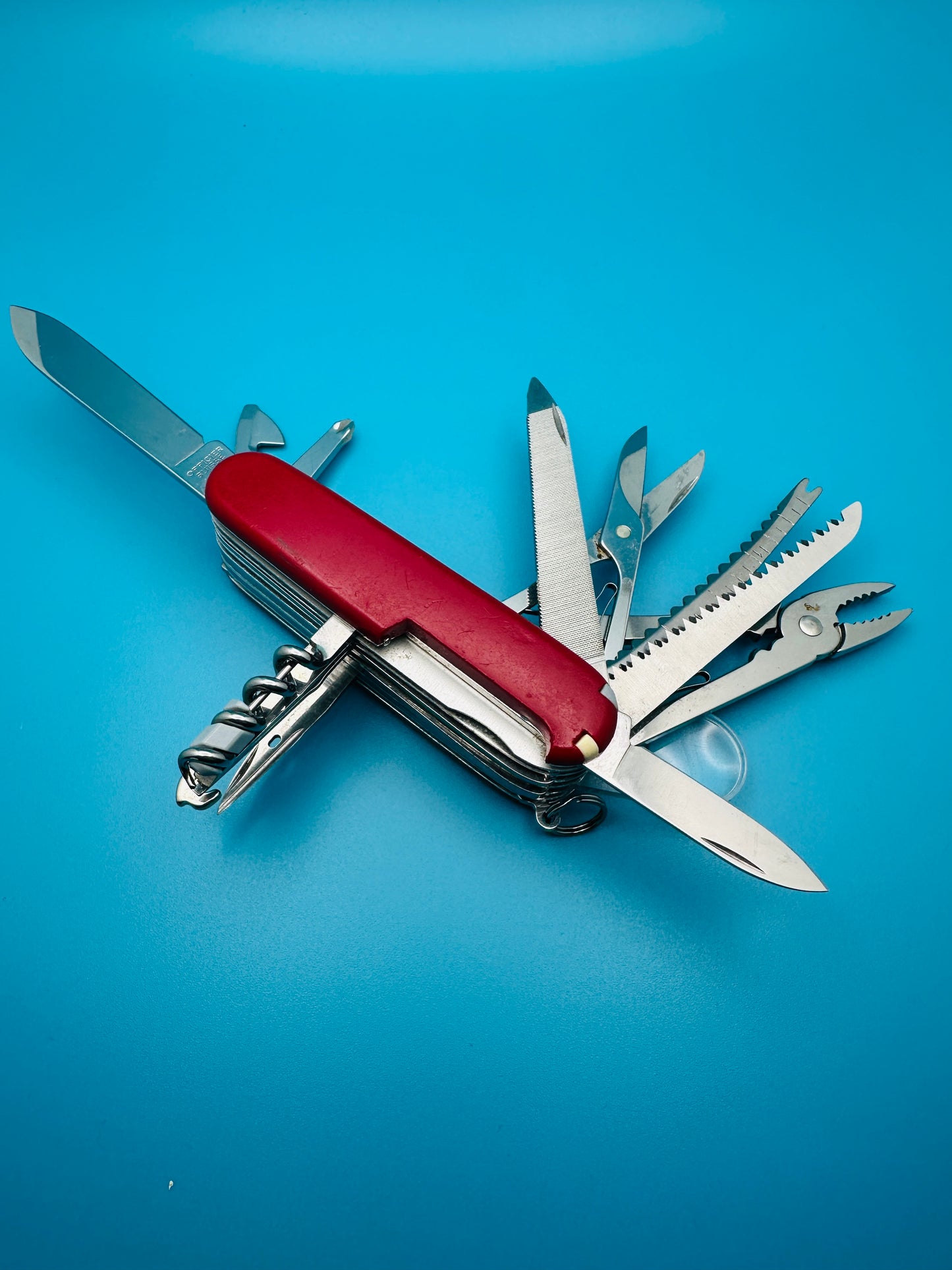 Victorinox Swiss Champ 91mm Swiss Army Knife β Red Multi-Tool (Used 6/10)