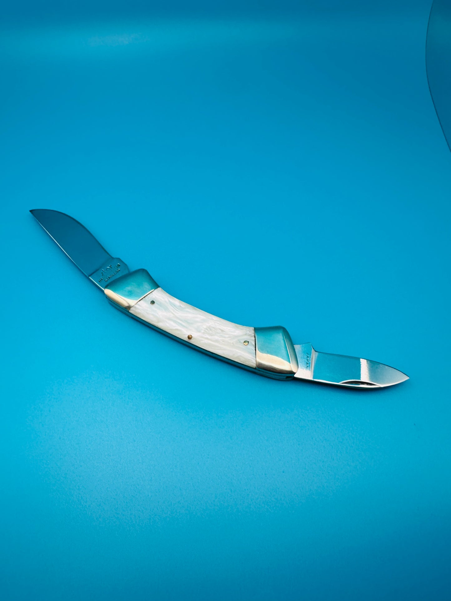 Dual blade view – both blades partially open