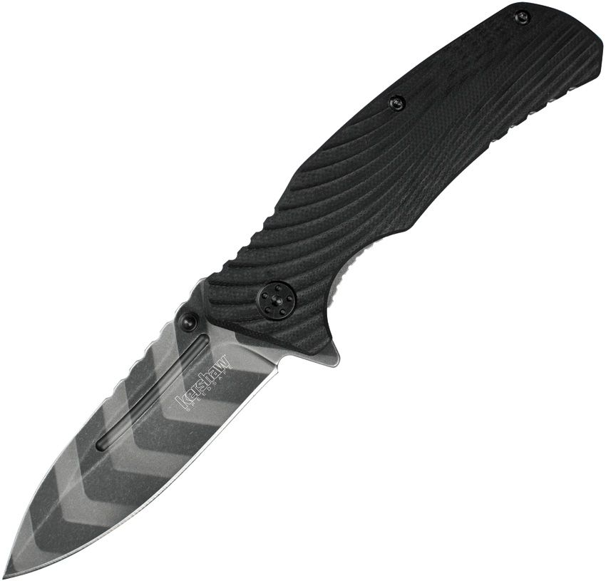 Kershaw Trace assisted opening knife with pocket clip and sculpted nylon handle