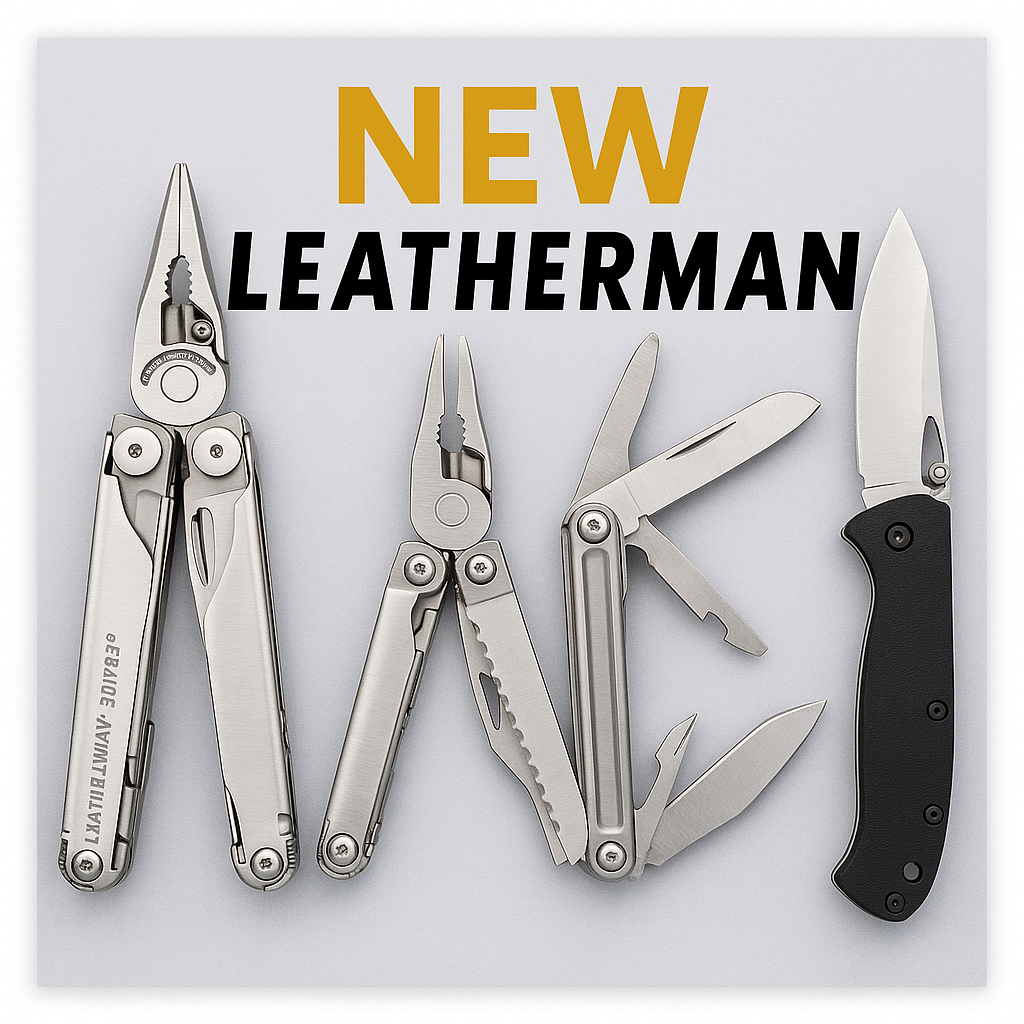 New Leatherman multitools and knives for sale – factory-fresh EDC gear for everyday, outdoor, and professional use