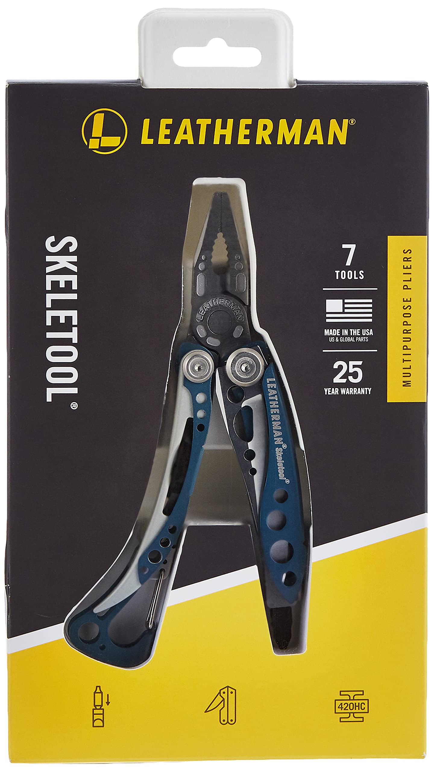 Leatherman 832212 Skeletool – Lightweight 7-in-1 Multitool Columbia Blue