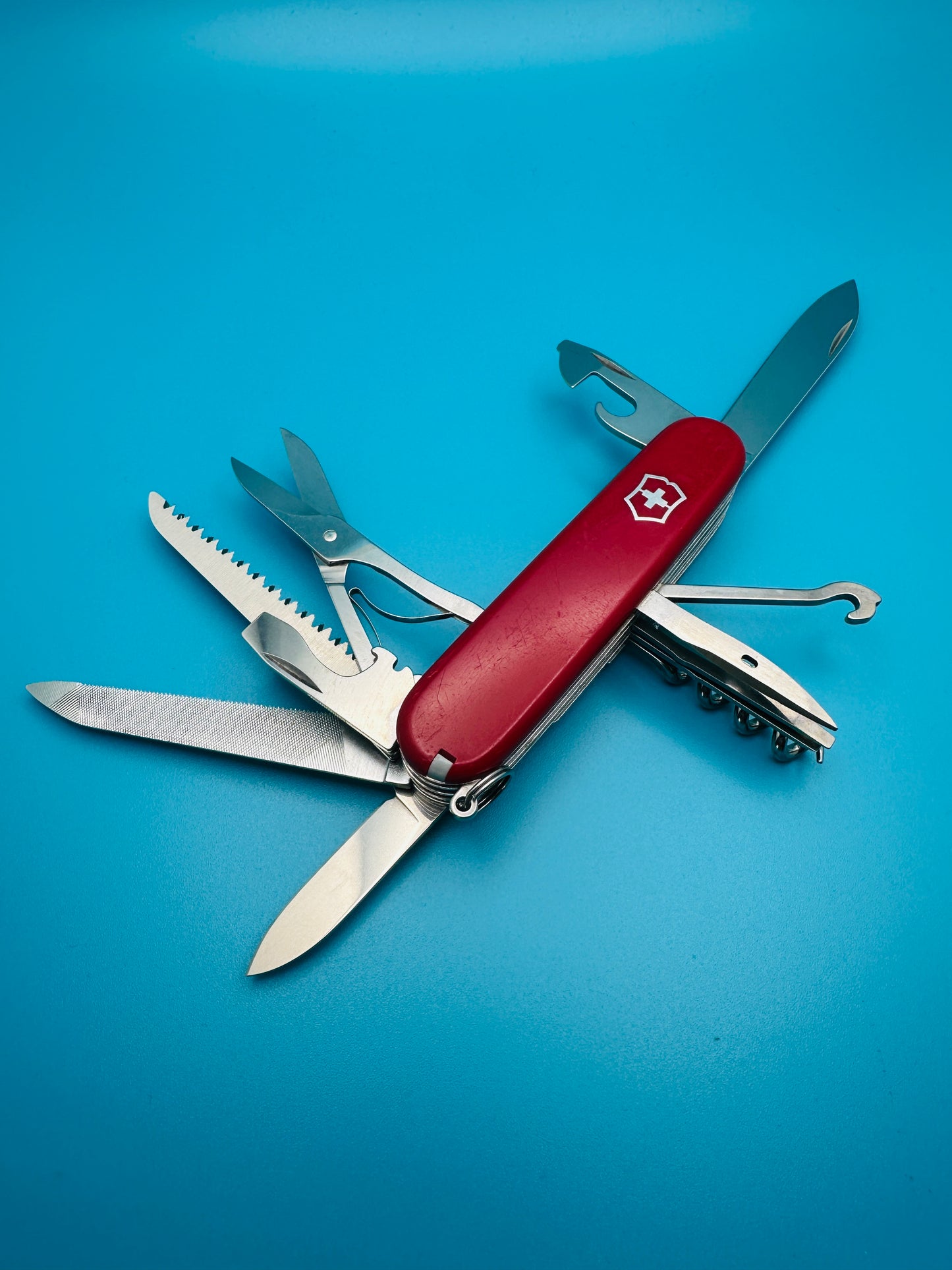 Victorinox Ranger 91mm Swiss Army Knife – Red Multi-Tool (Used)