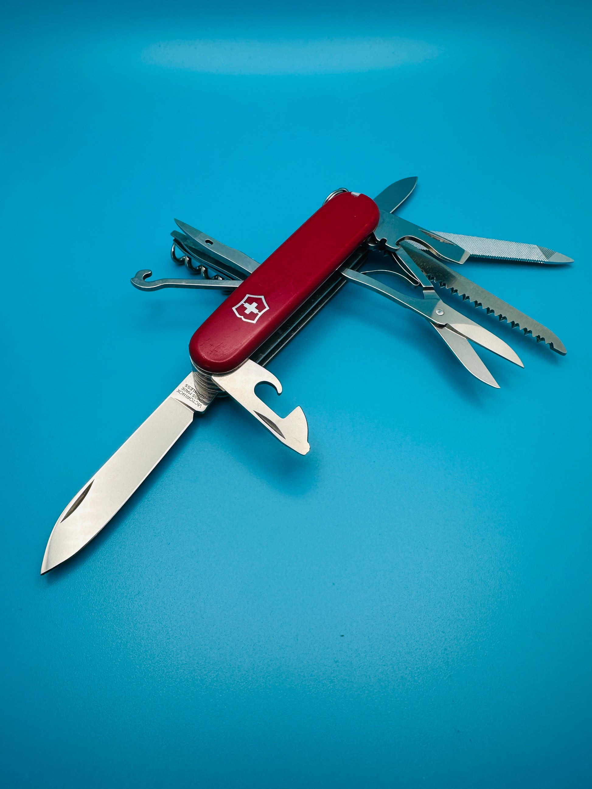 Victorinox Ranger 91mm Swiss Army Knife – Red Multi-Tool (Used)