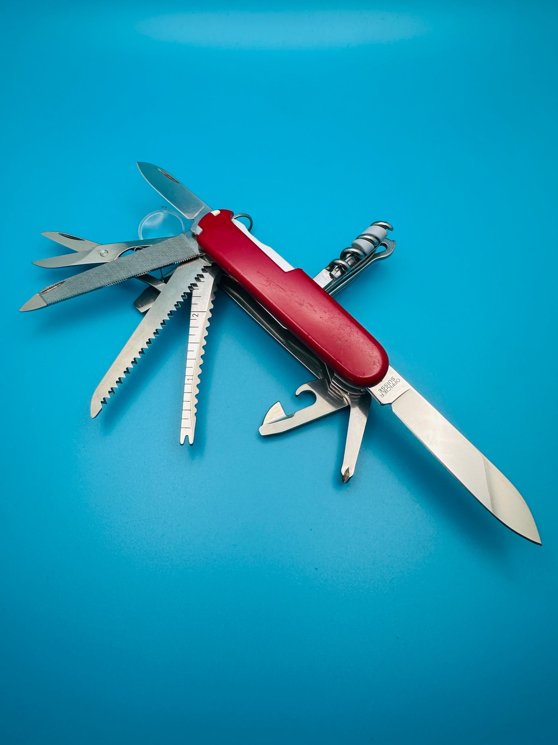 Victorinox Champion Plus 91mm Swiss Army Knife – Red Multi-Tool (Used)