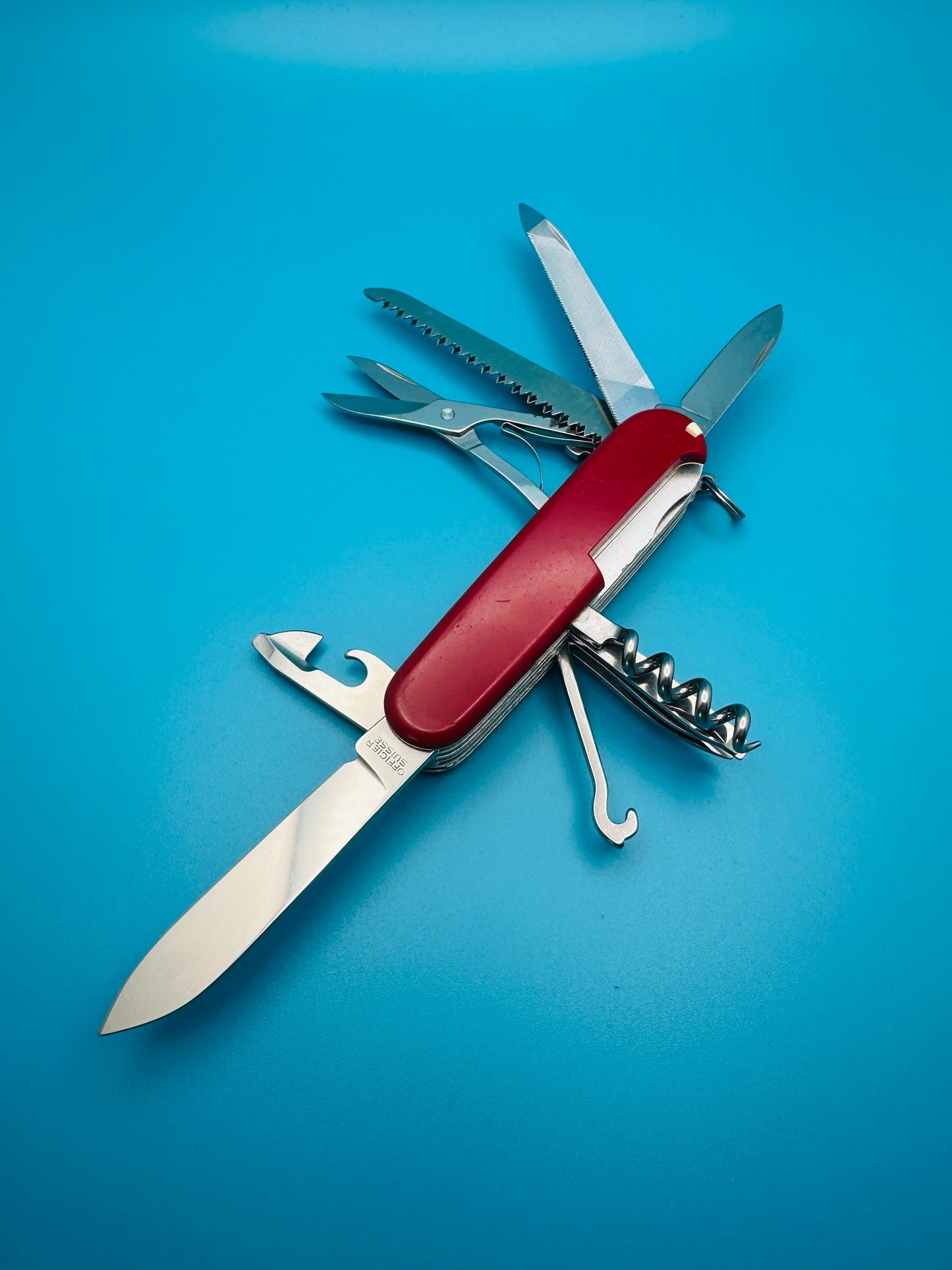 Victorinox Ranger 91mm Swiss Army Knife – Red Multi-Tool (Used)