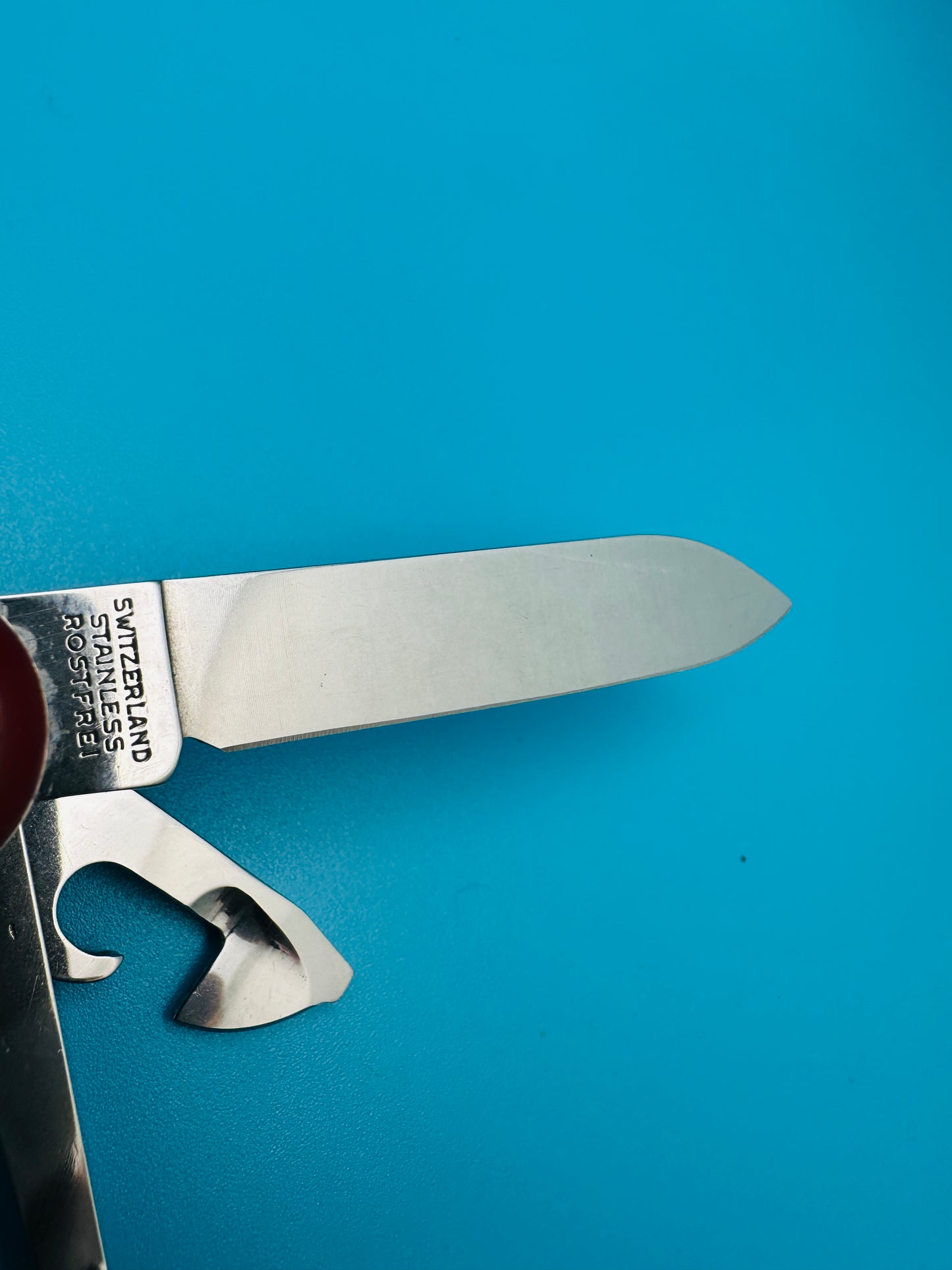 1978 Vintage Victorinox Champion Original Hoffritz Swiss Army Knife 91mm Red