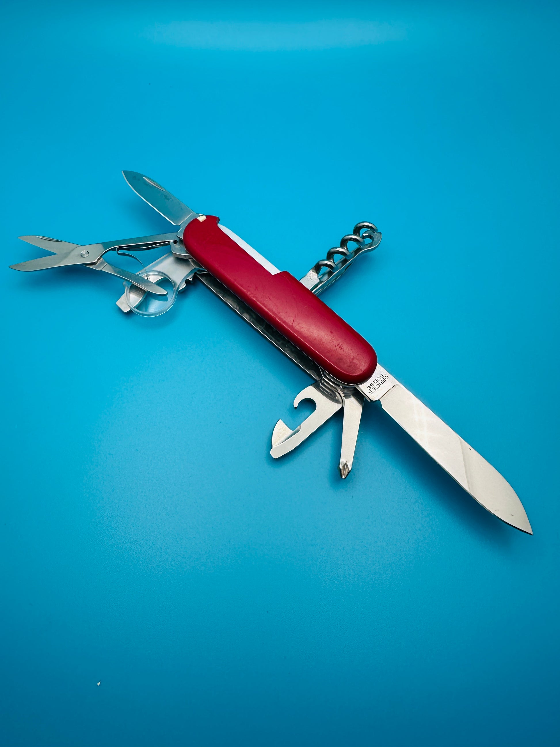 Victorinox Explorer 91mm Swiss Army Knife – Red Multi-Tool (Used)