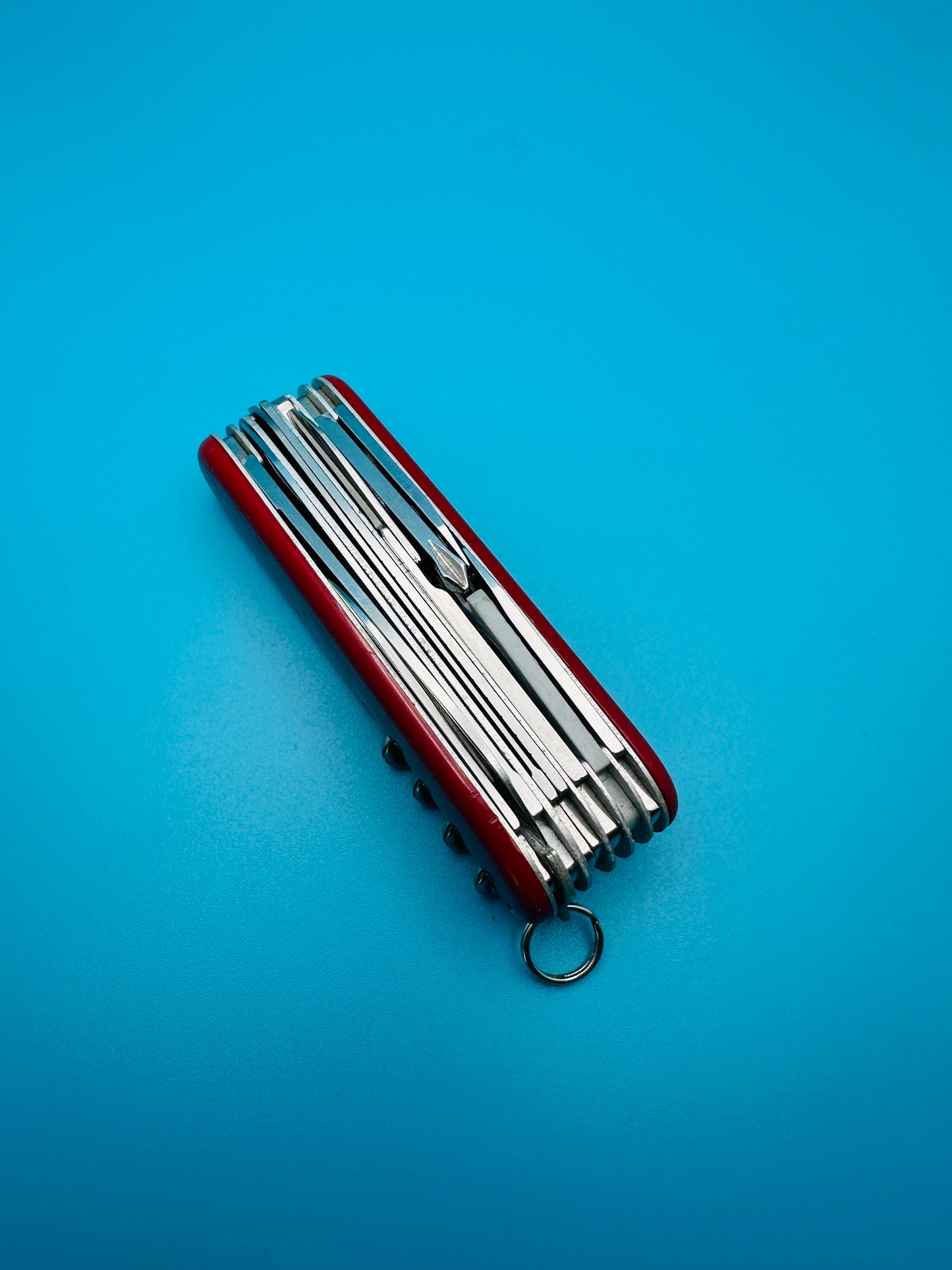 1978 Vintage Victorinox Champion Original Hoffritz Swiss Army Knife 91mm Red