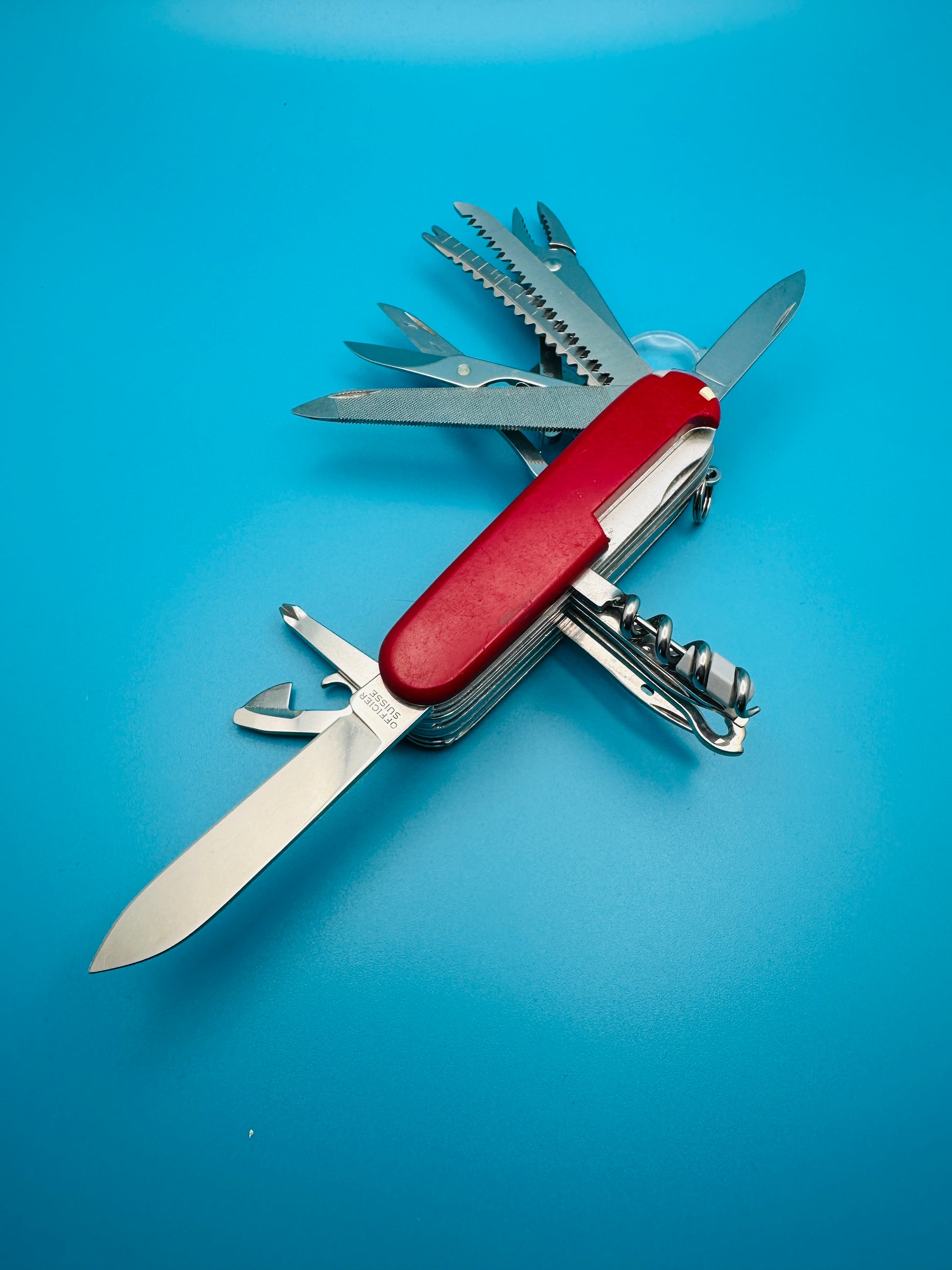 Victorinox Swiss Champ 91mm Swiss Army Knife – Red  Multi-Tool (Used 6/10)
