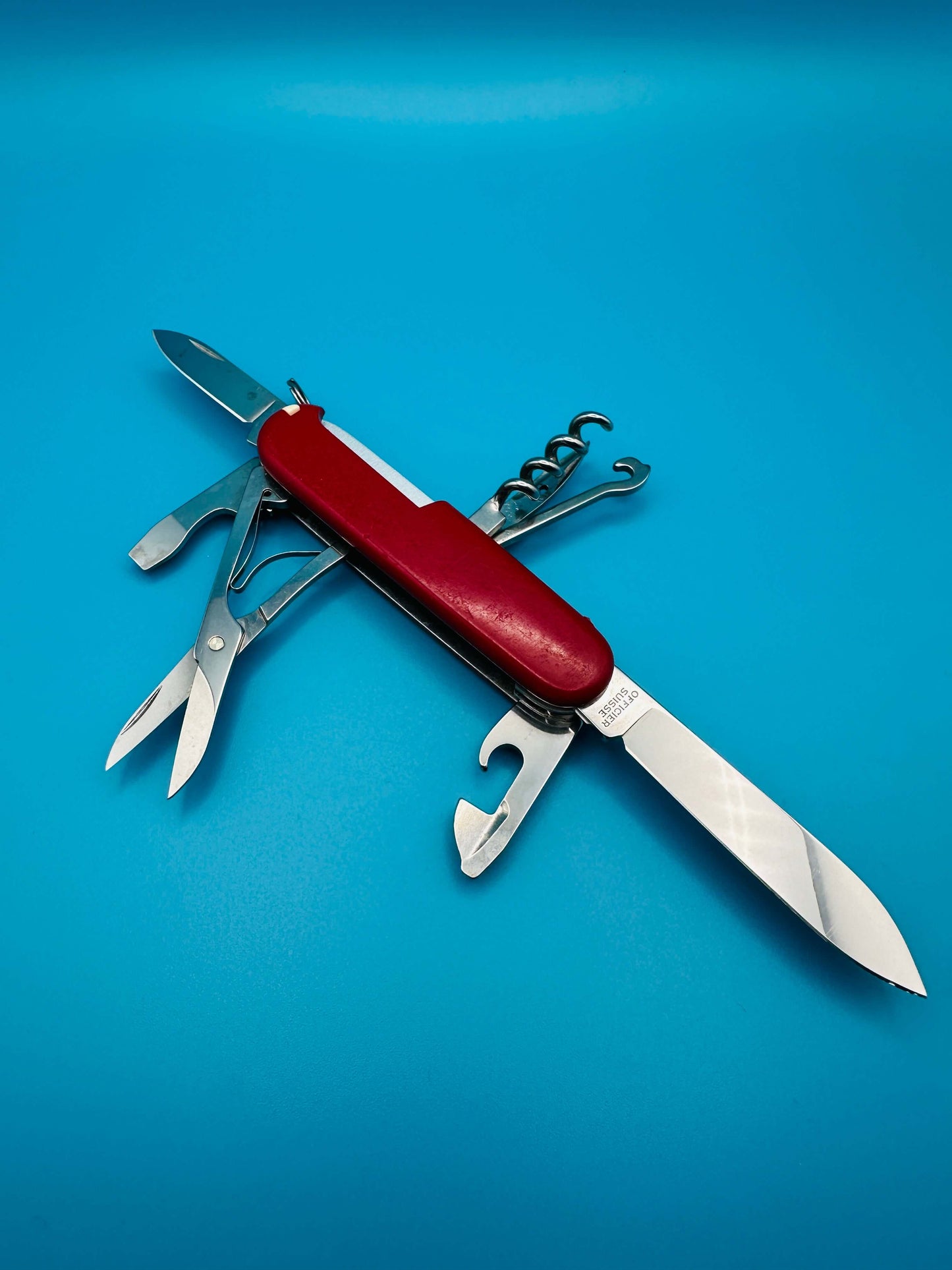 Victorinox Climber Swiss Army Knife 91mm – Red Multi-Tool Used