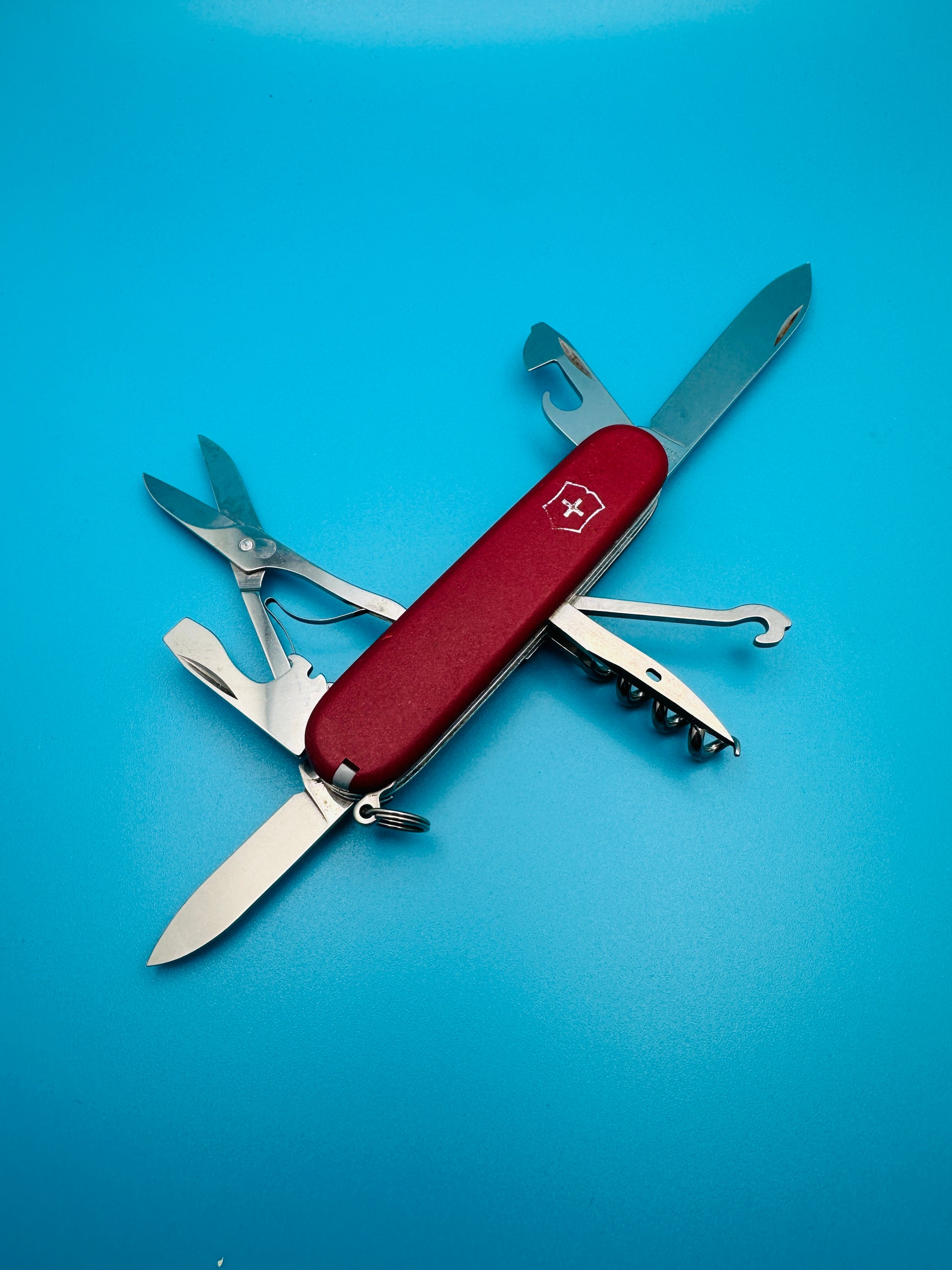 Victorinox Climber 91mm Swiss Army Knife – Red Matte Multi-Tool (Used)