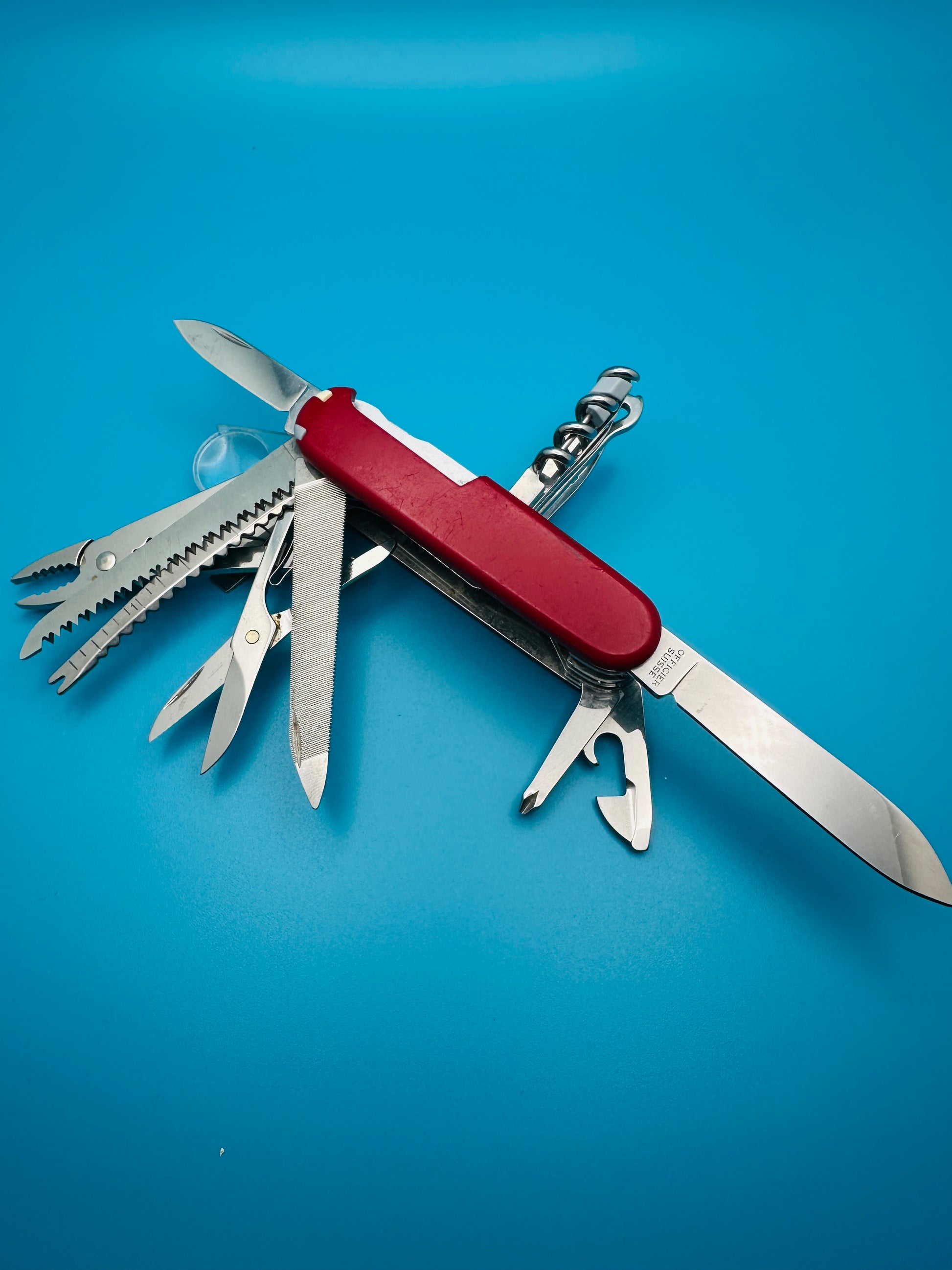 Victorinox Swiss Champ 91mm Swiss Army Knife – Red  Multi-Tool (Used 6/10)