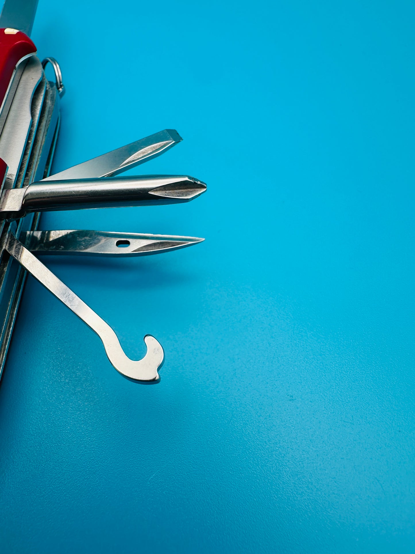 Close-up of used blade – Rostfrei stainless steel, 91mm model