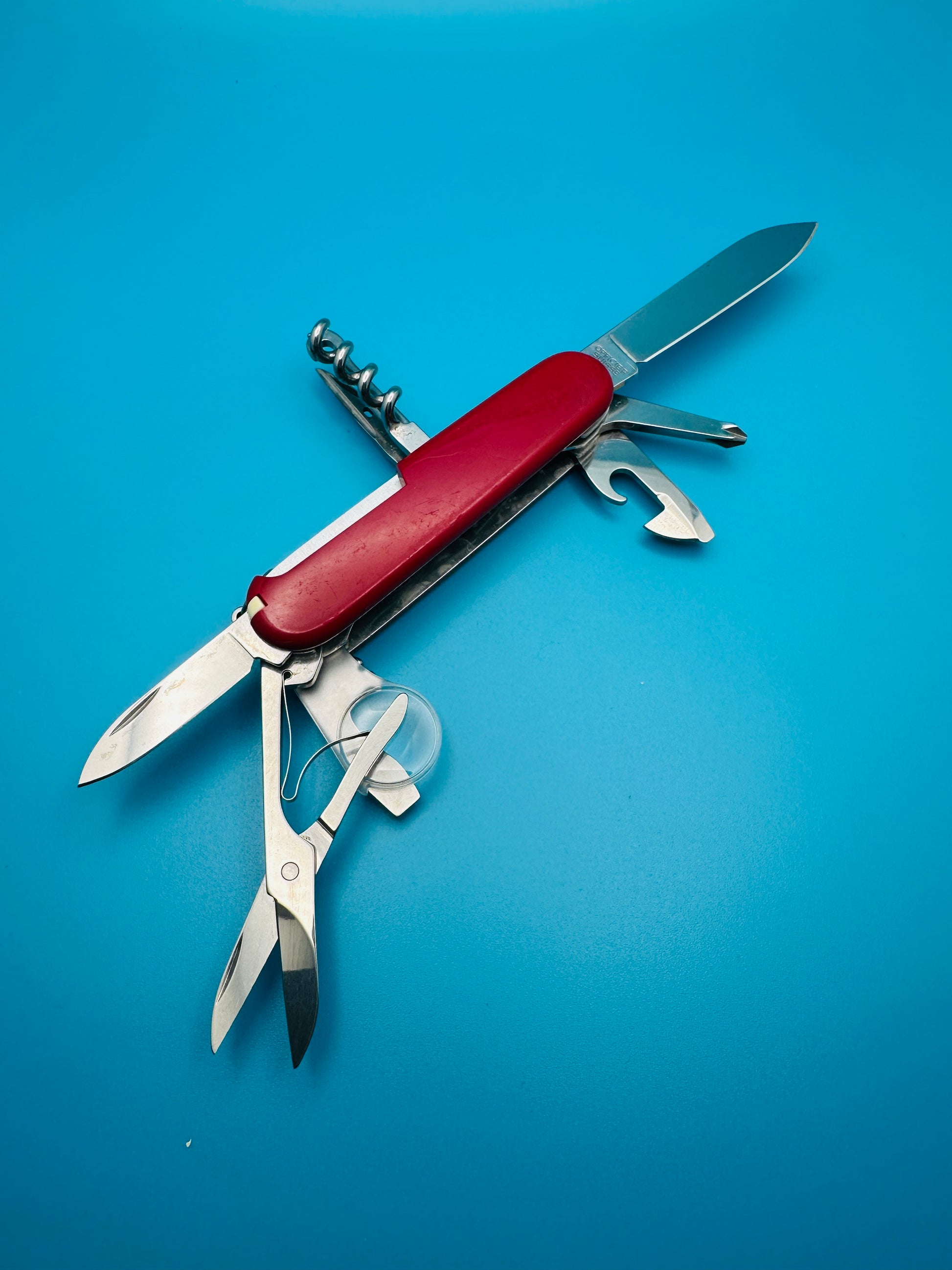 Victorinox Explorer 91mm Swiss Army Knife – Red Multi-Tool (Used)