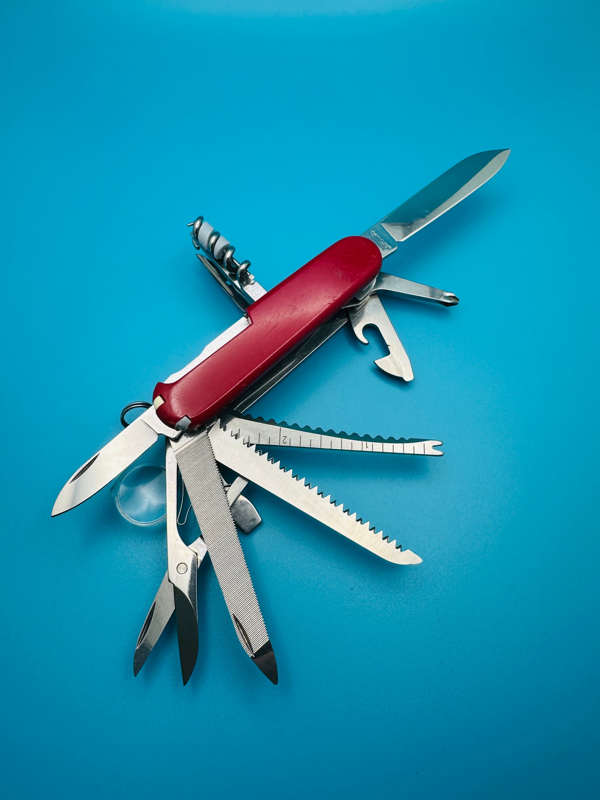 Victorinox Champion Plus 91mm Swiss Army Knife – Red Multi-Tool (Used)