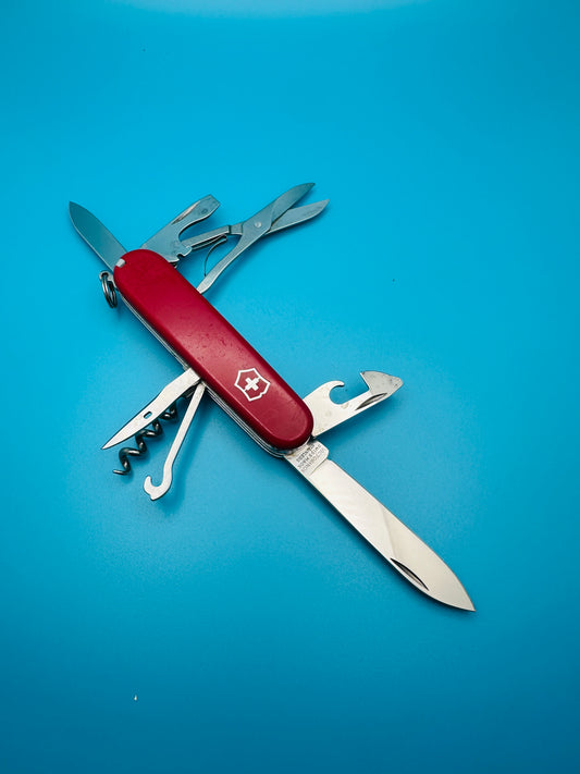 Victorinox Climber 91mm Swiss Army Knife – Red Multi-Tool (Used)