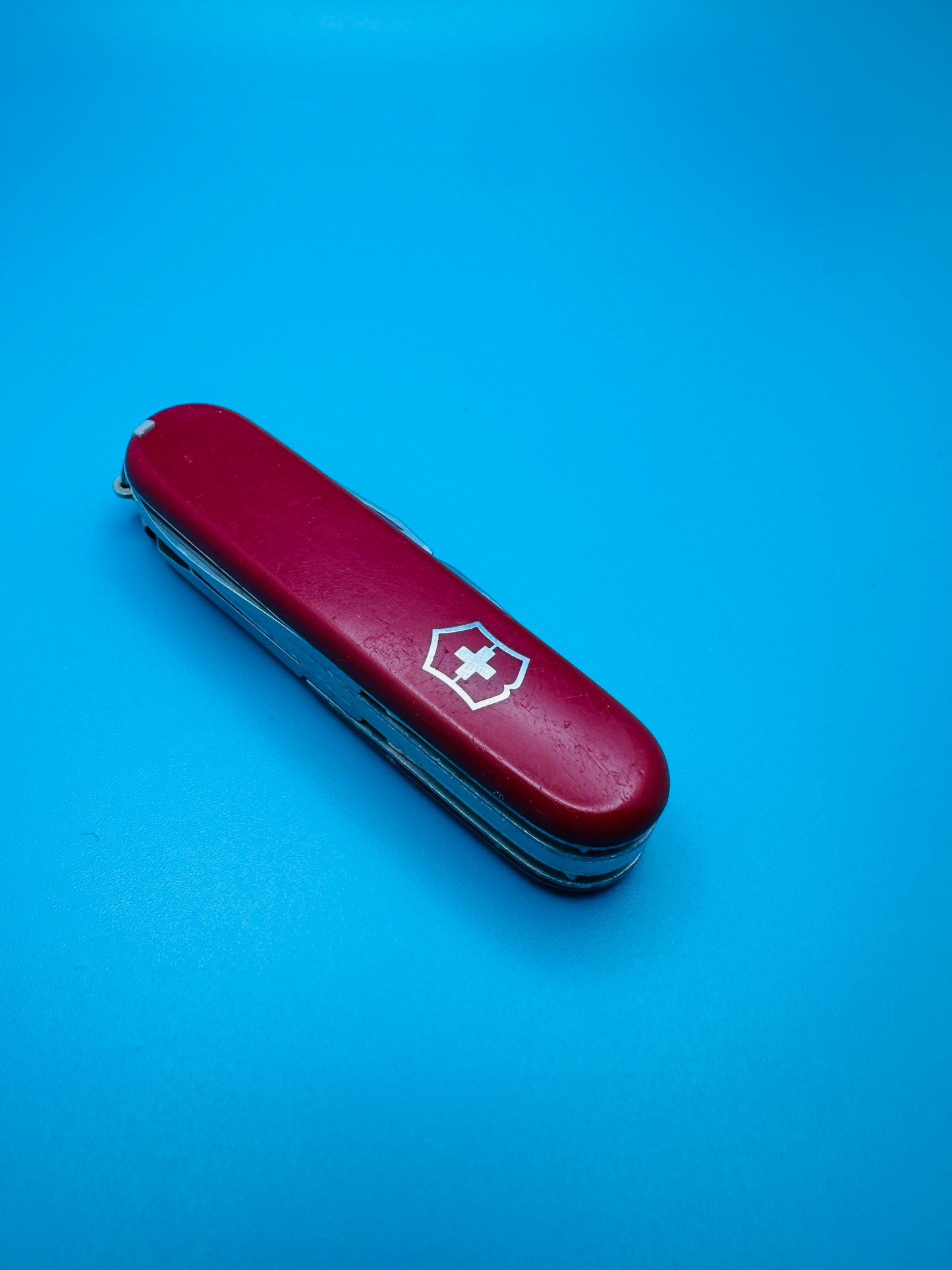 Victorinox Salesman Vintage Rare Swiss Army Knife 84mm!!! – Red Multi-Tool (Used)