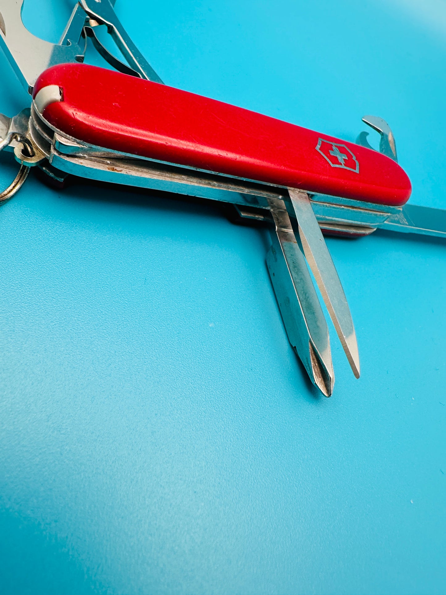 Victorinox Salesman Vintage Rare Swiss Army Knife 84mm!!! – Red Multi-Tool (Used)