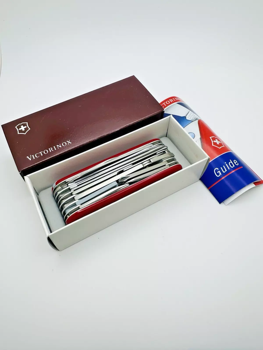 Victorinox Swiss Champ 1990s The HIGHEST QUALITY! Swiss Army Knife 91mm – Red Multi-Tool (NEW)